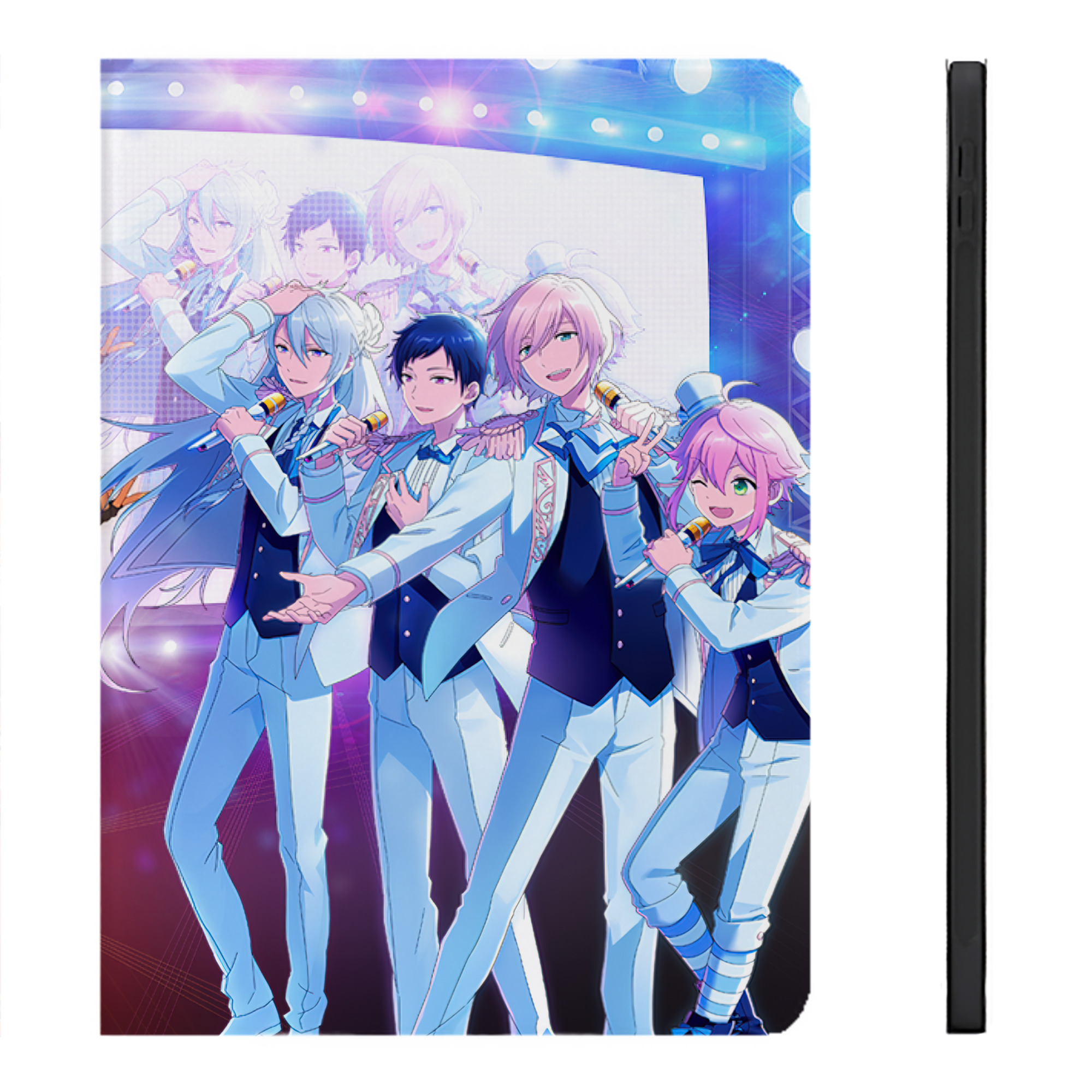 （画像用） あんさんぶるスターズ! Ensemble Stars IPadケース ペンホルダー付き ブックスタイルデザイン